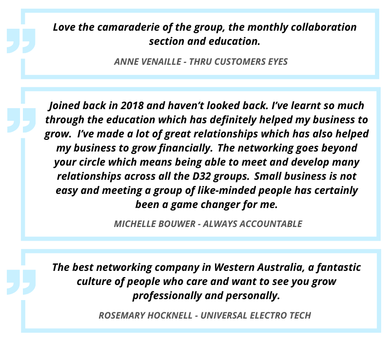 North Perth Testimonials