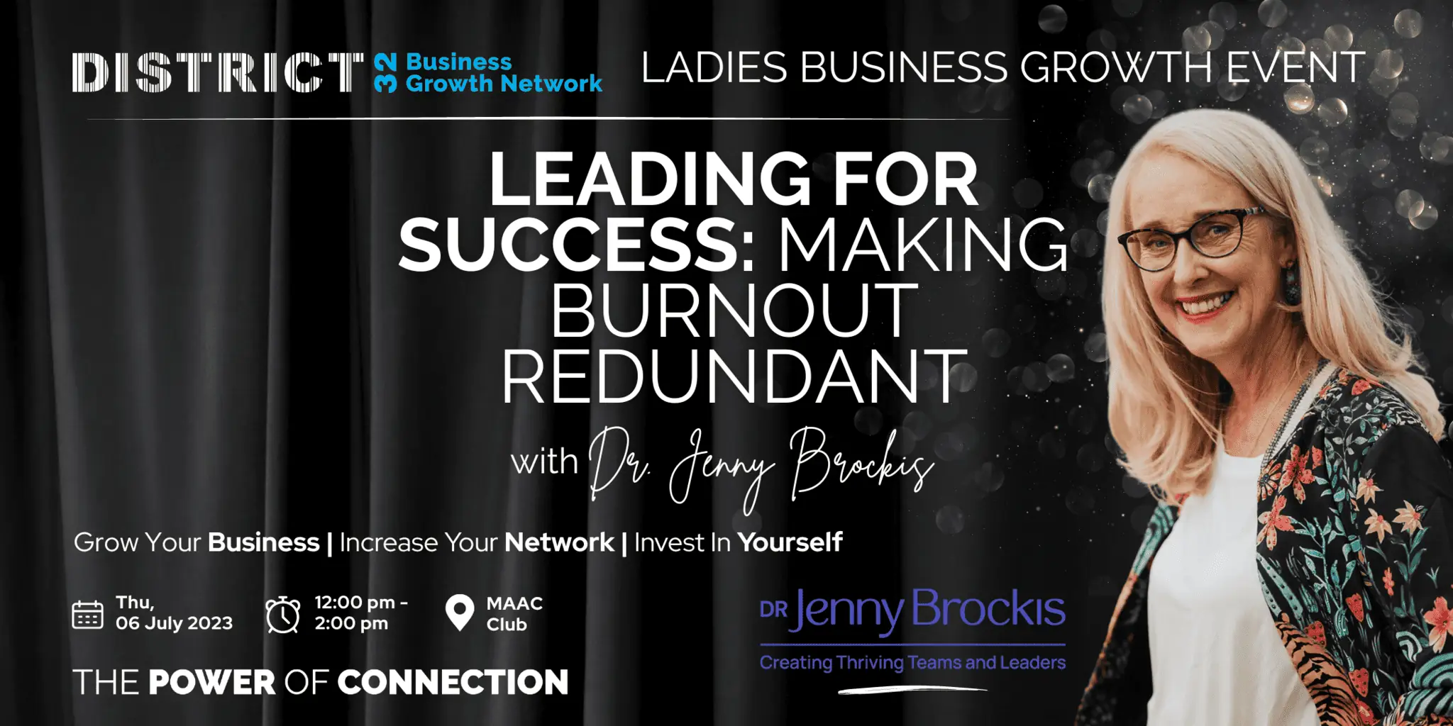 July Ladies Eventbrite Banner