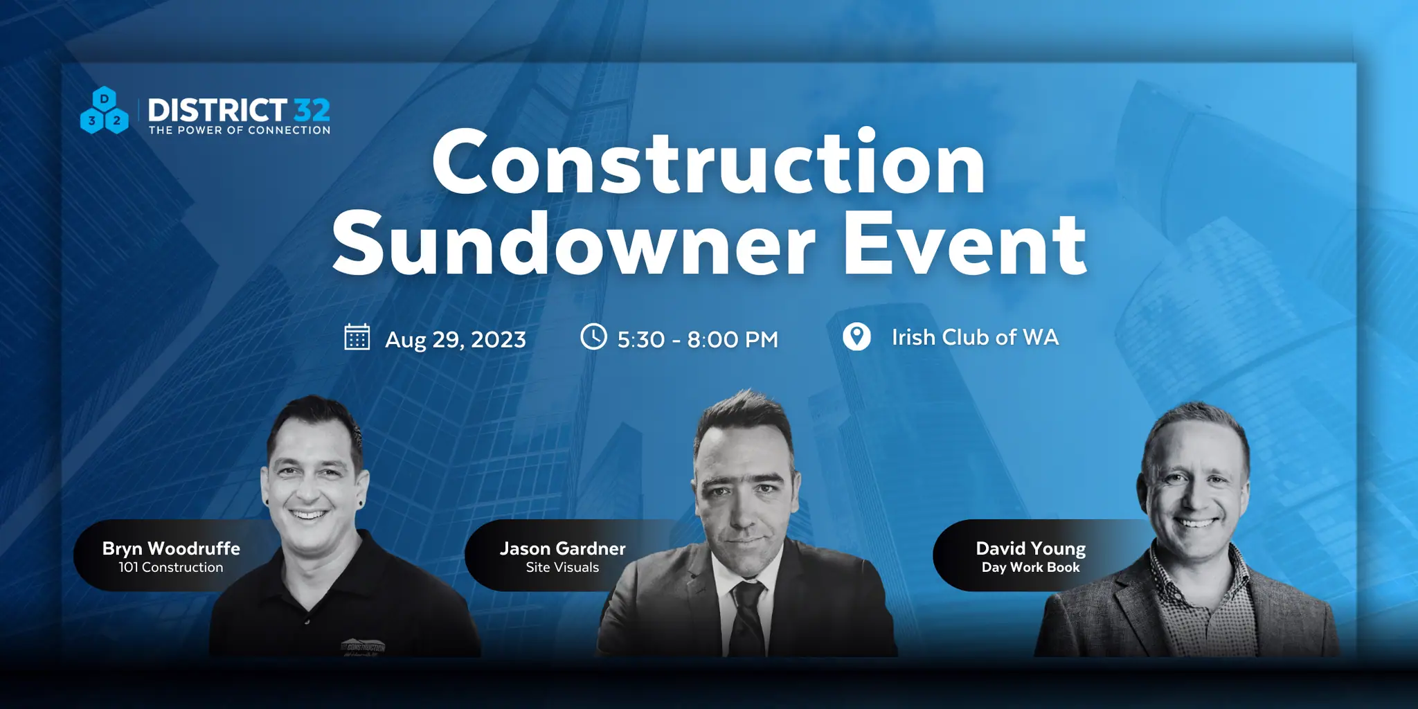 Construction event - EB banner